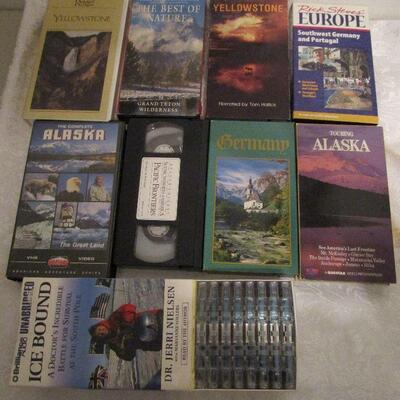 #45 Travel VHS and Cassette tapes
