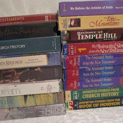 #49 Religious VHS tapes