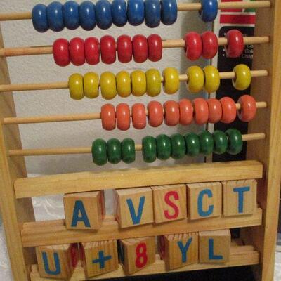 #50 ABC Block N' Black Board Toy