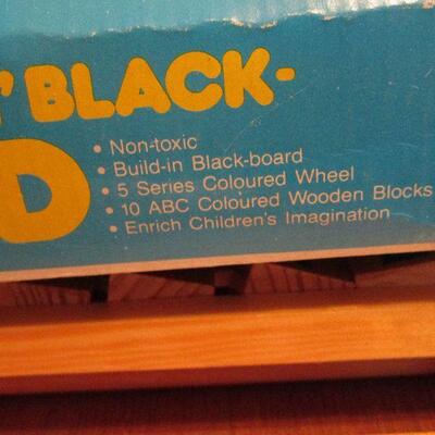 #50 ABC Block N' Black Board Toy