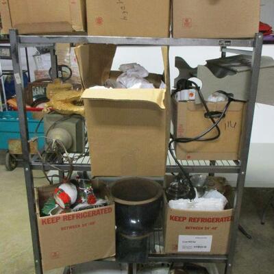 Lot  146 - Cart Full Of Goodies - Fine China & More