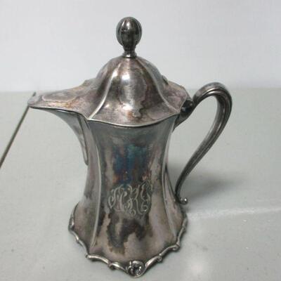 Lot 153 - 1 Sterling & 3 Silver Plated Serving Items 