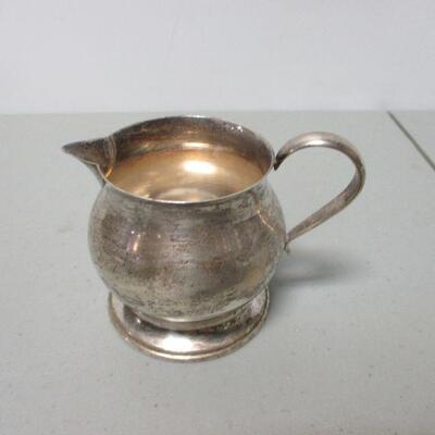 Lot 153 - 1 Sterling & 3 Silver Plated Serving Items 