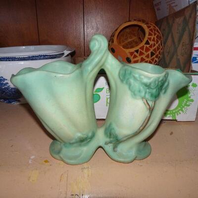 Vintage Weller Vase, Willow Tree 