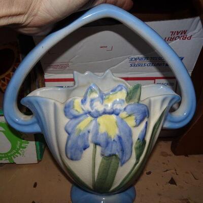 McCoy Blue Flower Vase