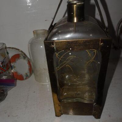 Vintage Swirl Glass Liquor Decanter 