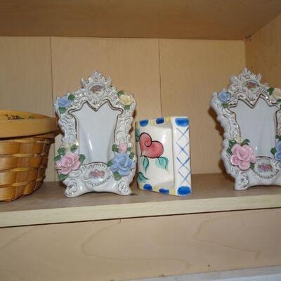 2 Capad amonte style ceramic vases, Heart Mug