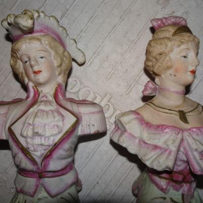 2 Victorian Porcelain Figures 