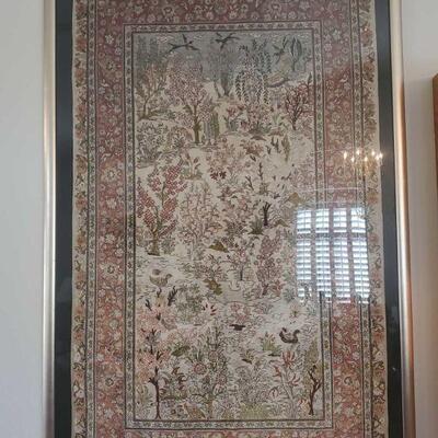 #1032 â€¢ Large Framed Tapestry