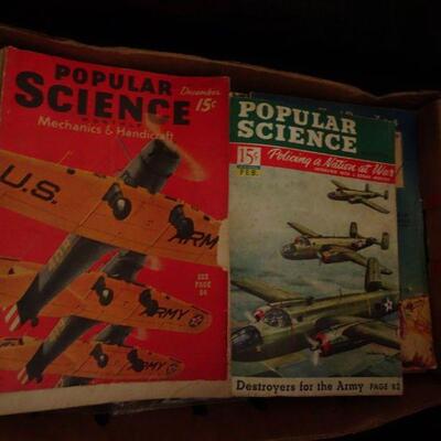 Vintage Popular Science / Mechanic Books - approximately 8-10 Great Old Articles 