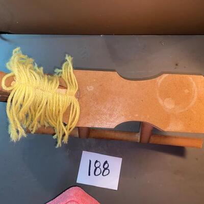 Lot 188 - Wood Rocking Horse