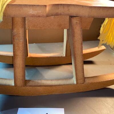 Lot 188 - Wood Rocking Horse