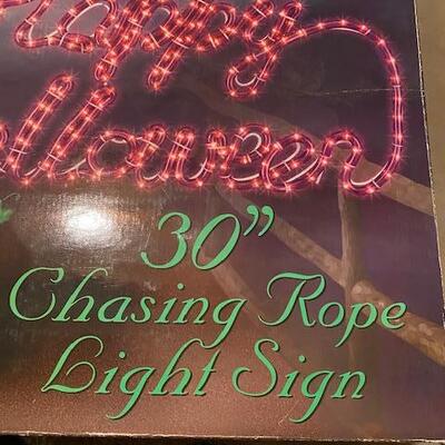 Lot 193 - Halloween Rope Light Dec