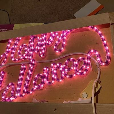 Lot 193 - Halloween Rope Light Dec