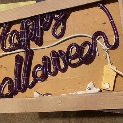 Lot 193 - Halloween Rope Light Dec