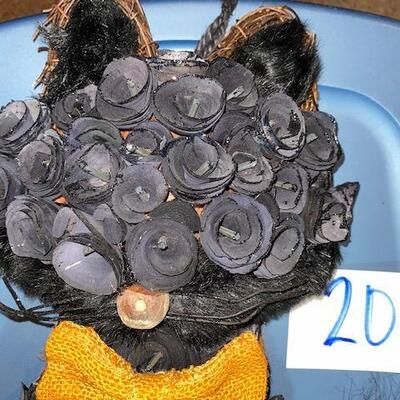 Lot 208 - Black Cat wall dec