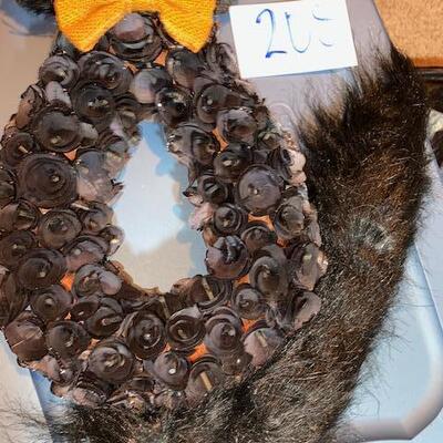 Lot 208 - Black Cat wall dec
