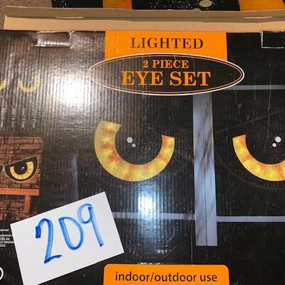 Lot 209 - Large Light up Eyes