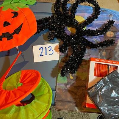 Lot 213 - halloween misc