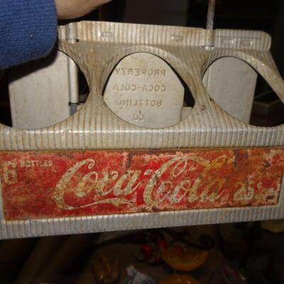Vintage Coca Cola Bottle Carrier - comes with rust 