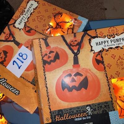 Lot 218 - Pumpkin Lights