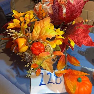 Lot 228 - Fall decor