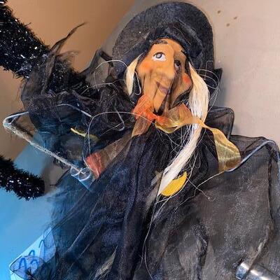 Lot 232 - Black cat and witch