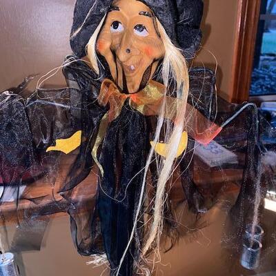 Lot 232 - Black cat and witch