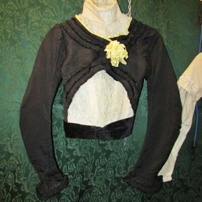 LOT 101  TWO 19th CENTURY BODICES