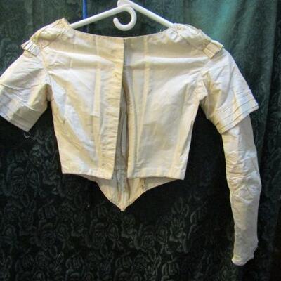 LOT 101  TWO 19th CENTURY BODICES
