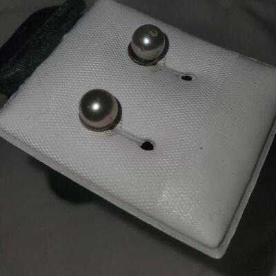 Sterling Black Pearl 