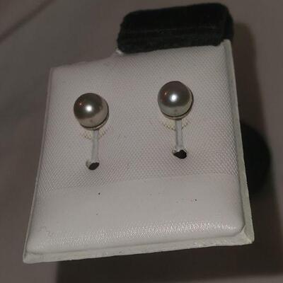 Sterling Black Pearl 