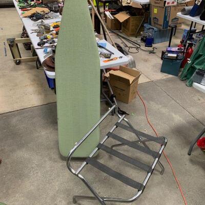 #145 Ironing Board and Luggage Rack