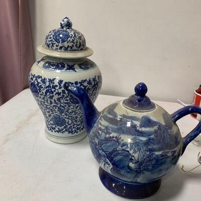 #165 Teapot & China
