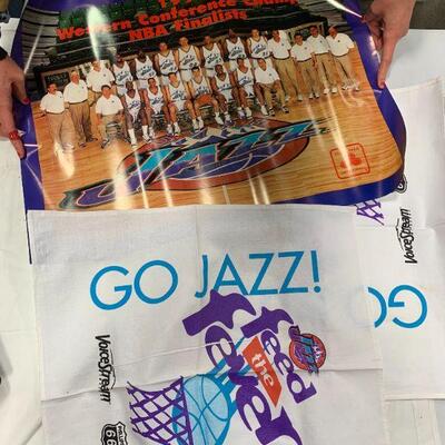 #197 Utah Jazz Poster and Cloths