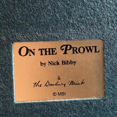 Danbury Mint - Nick Bibby - "On the Prowl" - L.E. Figurine