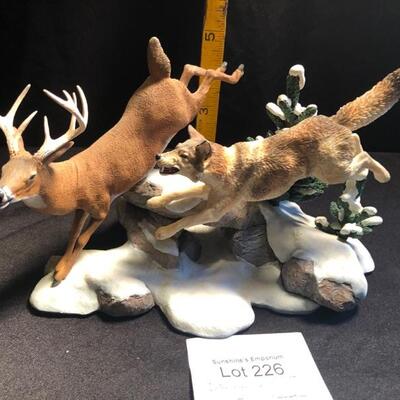 Danbury Mint - Nick Bibby - "Winter Chase" Figurine
