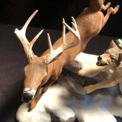 Danbury Mint - Nick Bibby - "Winter Chase" Figurine