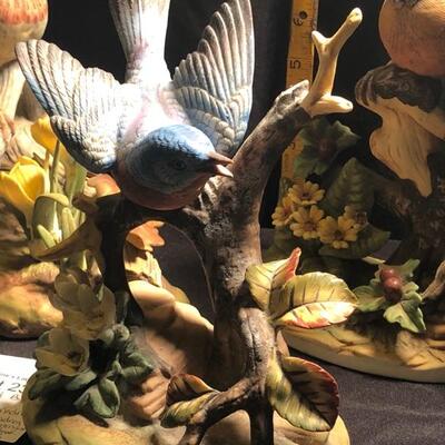 3 Bird Figurines by Andrea