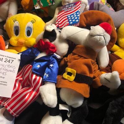 14 Warner Bros Stuffed Animals with Tags
