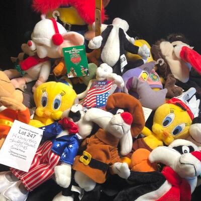 14 Warner Bros Stuffed Animals with Tags