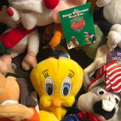14 Warner Bros Stuffed Animals with Tags