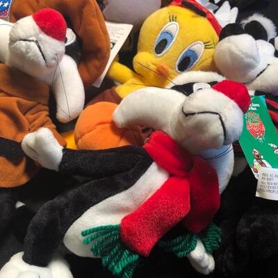 14 Warner Bros Stuffed Animals with Tags