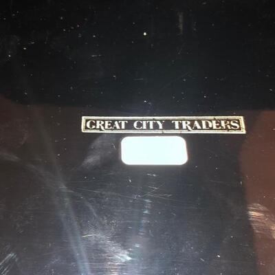 Great City Traders Vintage Brown & Black Diamond Lacquered Box