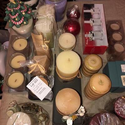 22 New Candles & Candle Holders Mixed Lot 