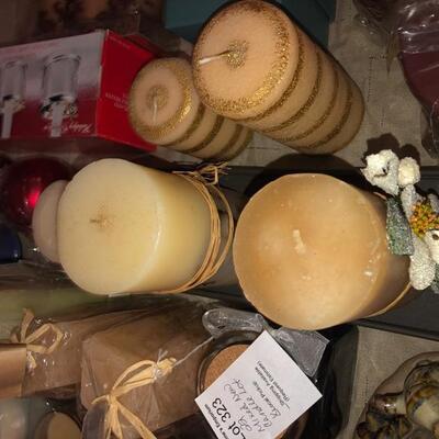 22 New Candles & Candle Holders Mixed Lot 