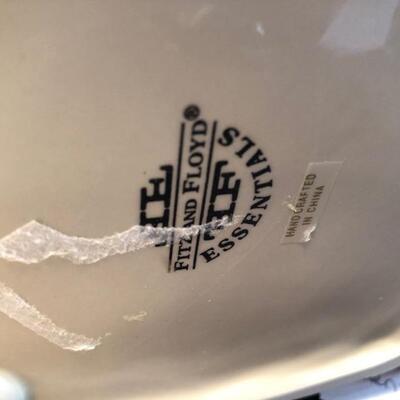 Fitz and Floyd Kitten & Roses Cookie Jar - Rare 