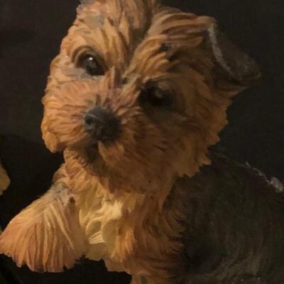 11 Dog Themed Figurines, Ornaments, Bobblehead, Sandcast