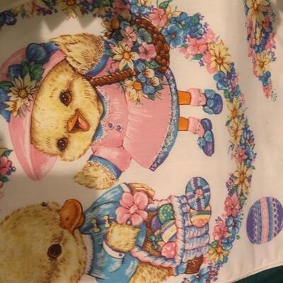 Easter Lot - Tree w/Ornaments,  2 Egg Dishes, Candles, 6 Placemats, & Bookends