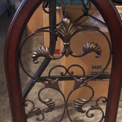 Wood and Metal Decorative Wall Hanging 17" X 27"